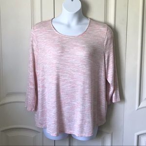 NEW Chico’s 3/4 Sleeve Lightweight Sweater, Sz 3